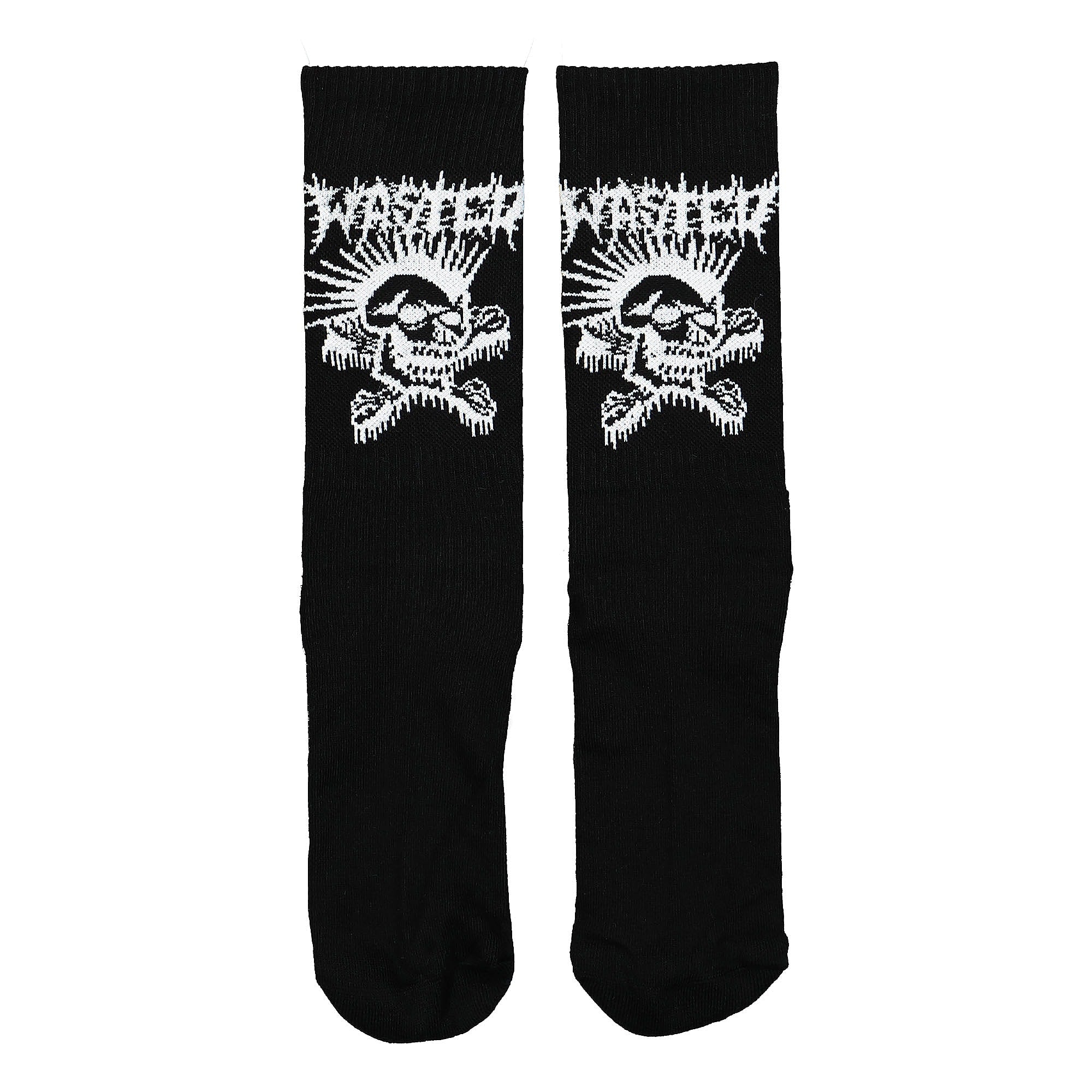 Wasted Paris Exit Socks Black Socks Close-up | Overkill