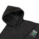 Wasted Paris Fire Cult Hoodie Black Hoodies Close-up | Overkill