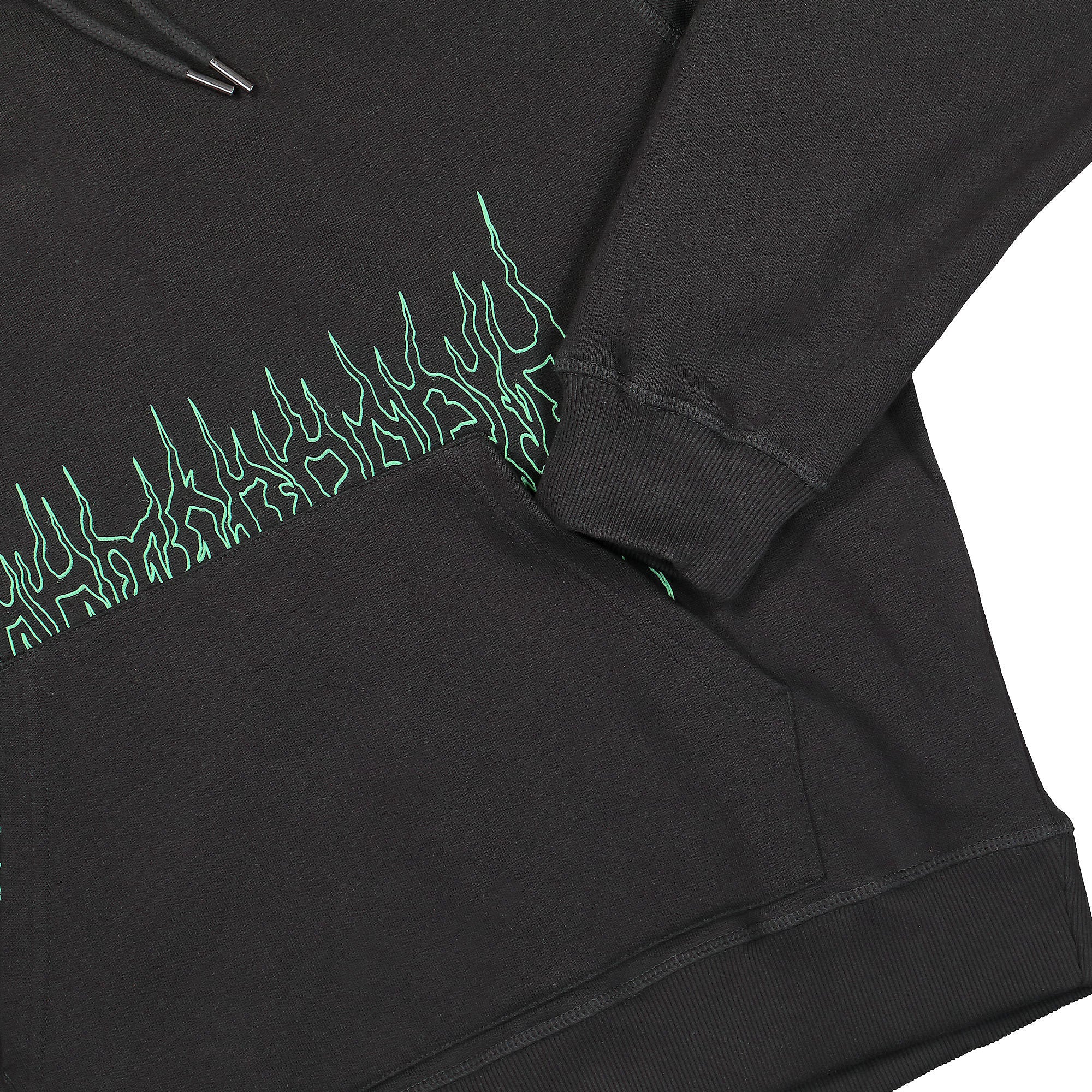 Wasted Paris Fire Cult Hoodie Black Hoodies Detailfoto | Overkill