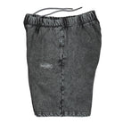Wasted Paris Faded Signature Short Faded Black Shorts Close-up | Overkill