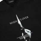 Wasted Paris Falling T-Shirt Black T-Shirts Close-up | Overkill