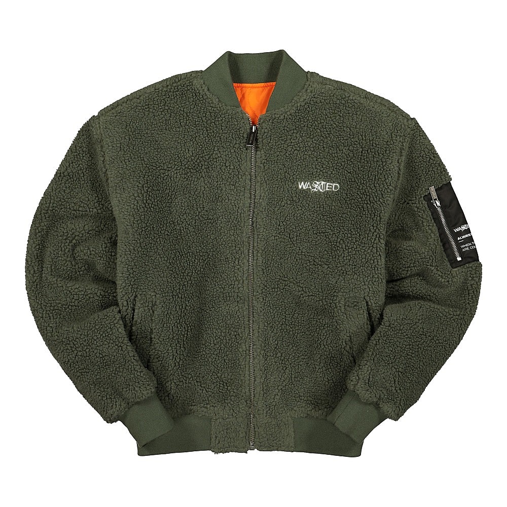 Wasted Paris Gavin Reversible Jacket Slate Green Jackets WPGRJ | Overkill