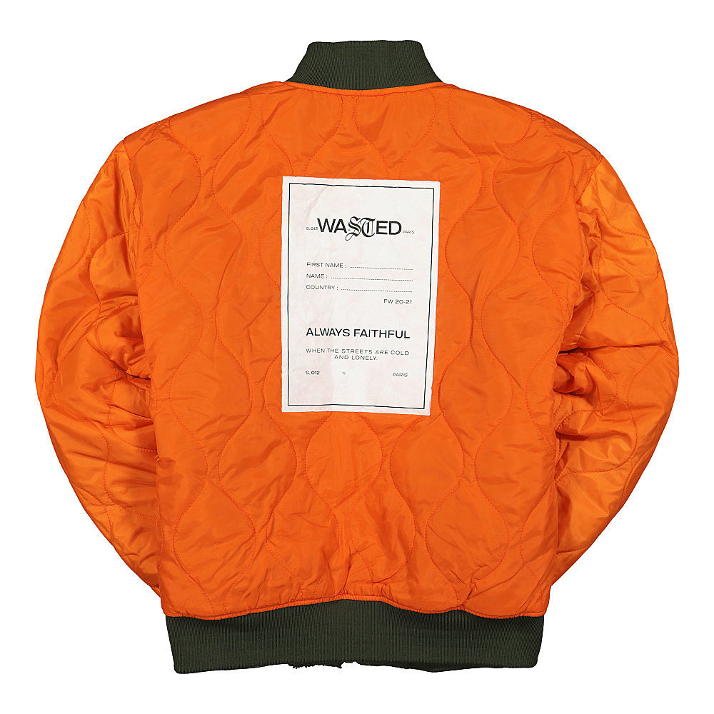 Wasted Paris Gavin Reversible Jacket Slate Green Jackets Detailfoto | Overkill