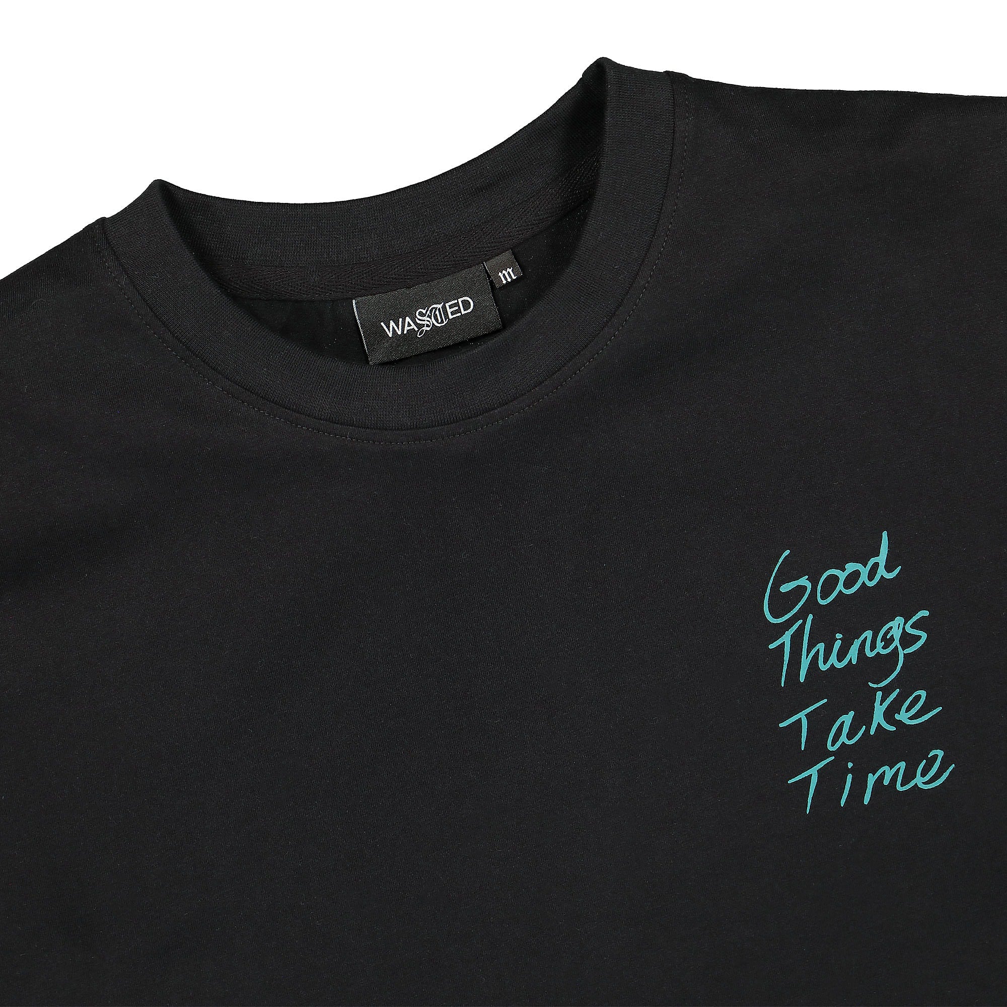 Wasted Paris Good Things T-Shirt Black T-Shirts Close-up | Overkill