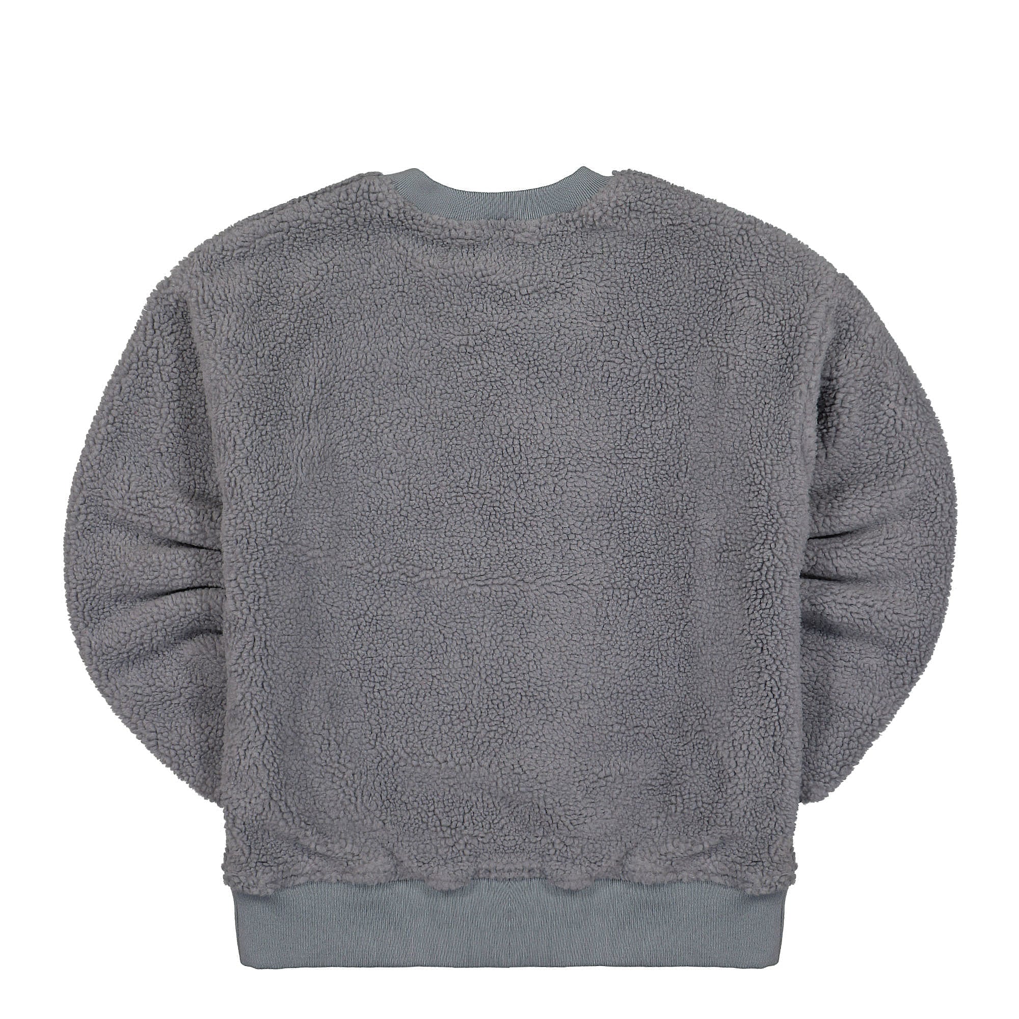 Wasted Paris Kingdom Sherpa Crew Neck Dark Grey Sweatshirts Material | Overkill