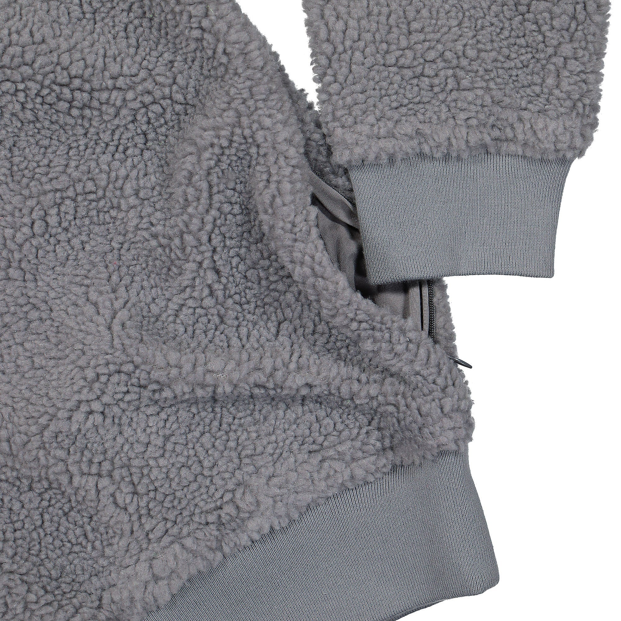 Wasted Paris Kingdom Sherpa Crew Neck Dark Grey Sweatshirts Detailfoto | Overkill