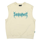 Wasted Paris Mortem Fleece Vest Vanilla Sweater Vests WPMFV | Overkill