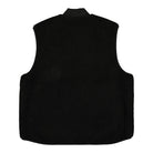 Wasted Paris Mountain Reversible Sherpa Vest Black Vests Material | Overkill