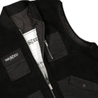 Wasted Paris Mountain Reversible Sherpa Vest Black Vests Detail view 1 | Overkill