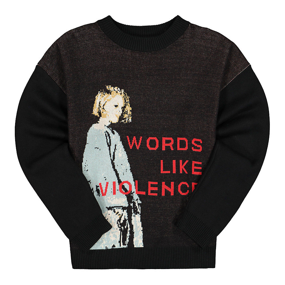 Wasted Paris Nineties Knit Sweater Black Sweatshirts WPNKS | Overkill