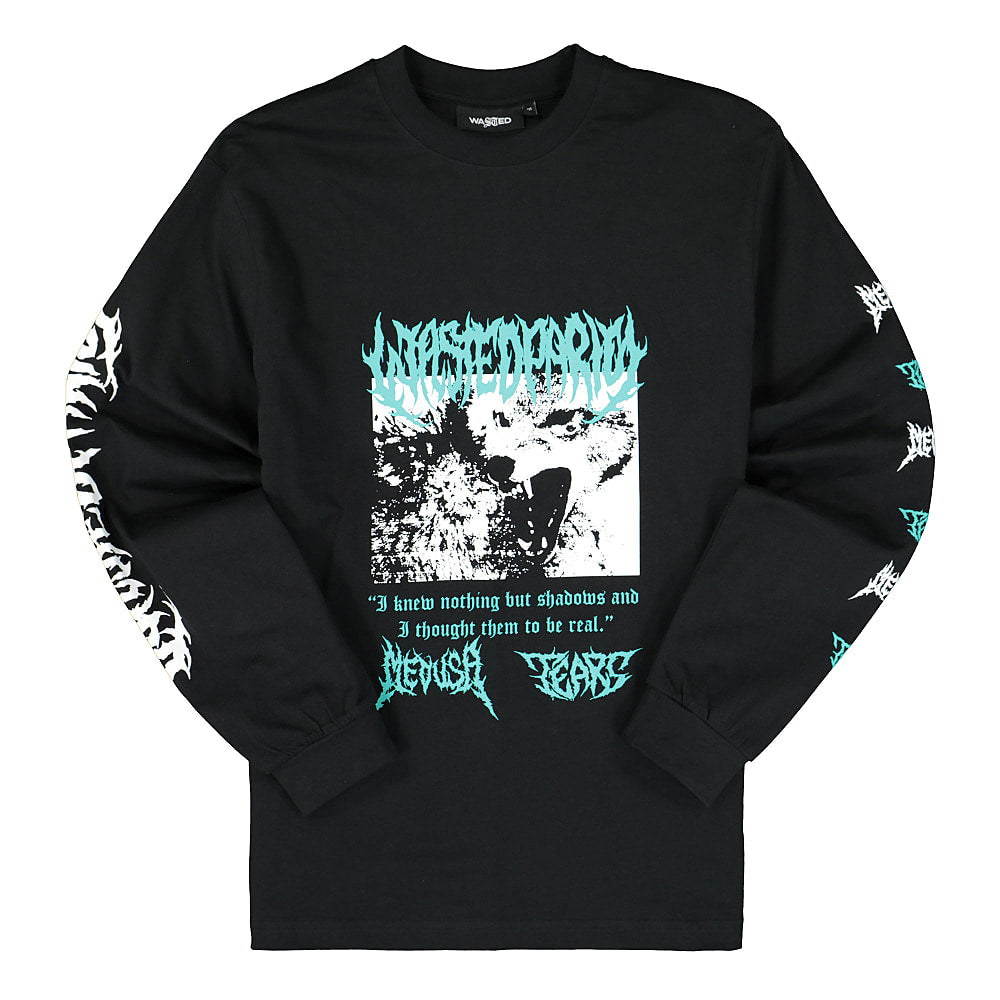 Wasted Paris Nebula Longsleeve Tee Black Longsleeves WPNLT | Overkill