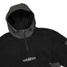 Wasted Paris Polar Titanium Hoodie Black Hoodies Close-up | Overkill