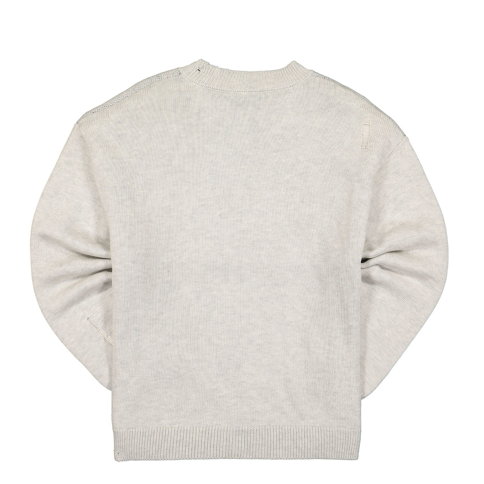 Wasted Paris Surrender Destroy Sweater Faded White Sweatshirts Material | Overkill