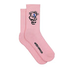 Wasted Paris Skull Hell Socks Sour Pink Socks Material | Overkill