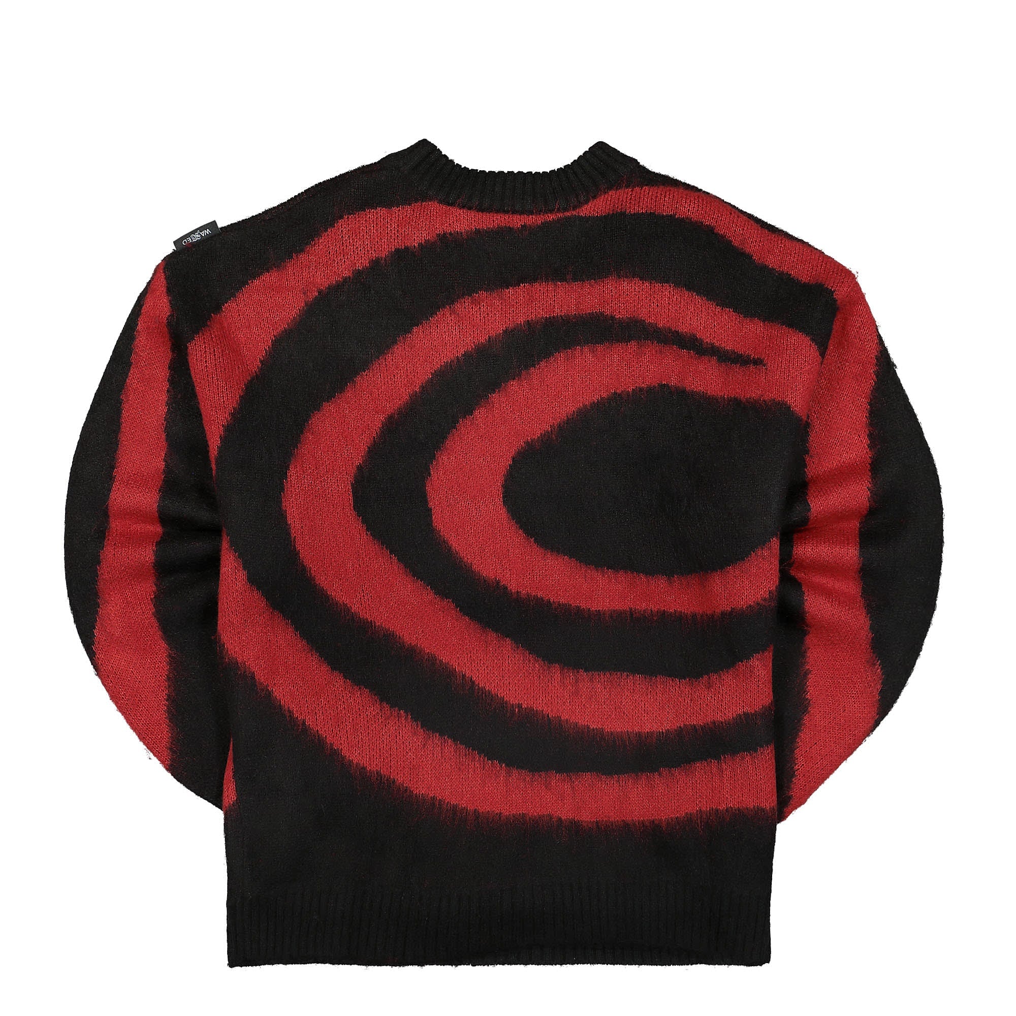 Wasted Paris Smile Sweatshirt Black / Red Sweatshirts Material | Overkill