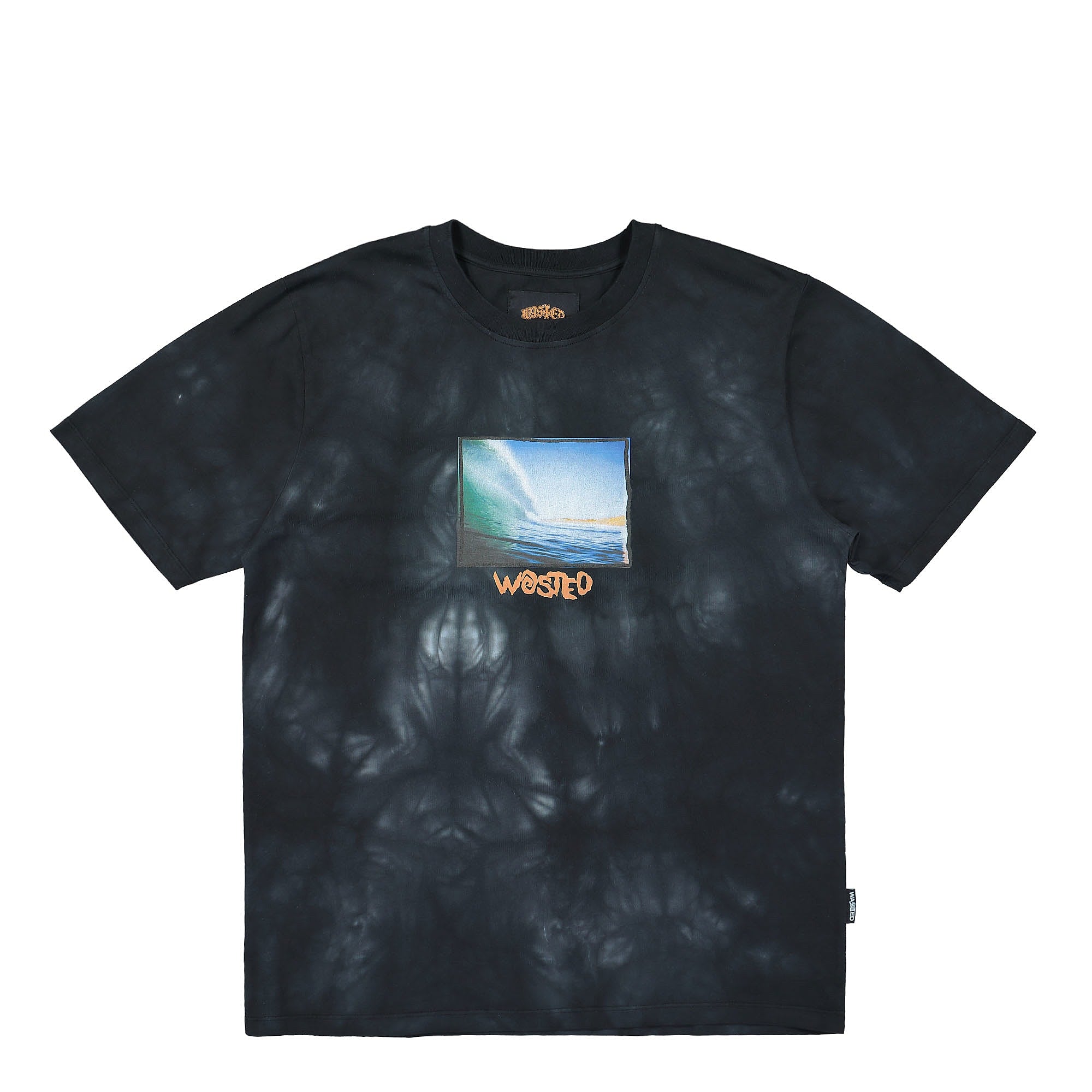 Wasted Paris Sorry Marble Dye T-Shirt Black / Light Grey T-Shirts WPSMDT | Overkill
