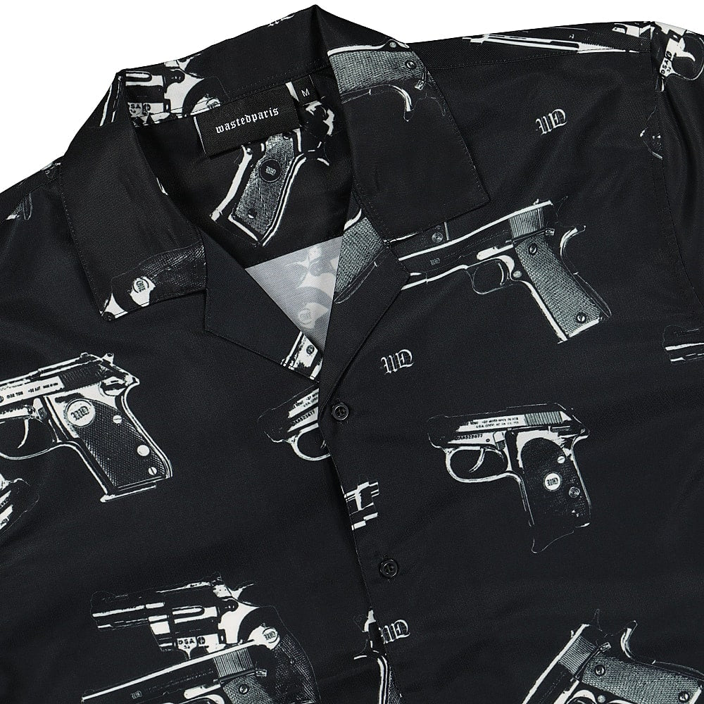 Wasted Paris Violence T-Shirt Black / White T-Shirts Close-up | Overkill
