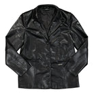 Wasted Paris Wmns Lula Monogram Faux Leather Jacket Black Jackets WPWMF | Overkill
