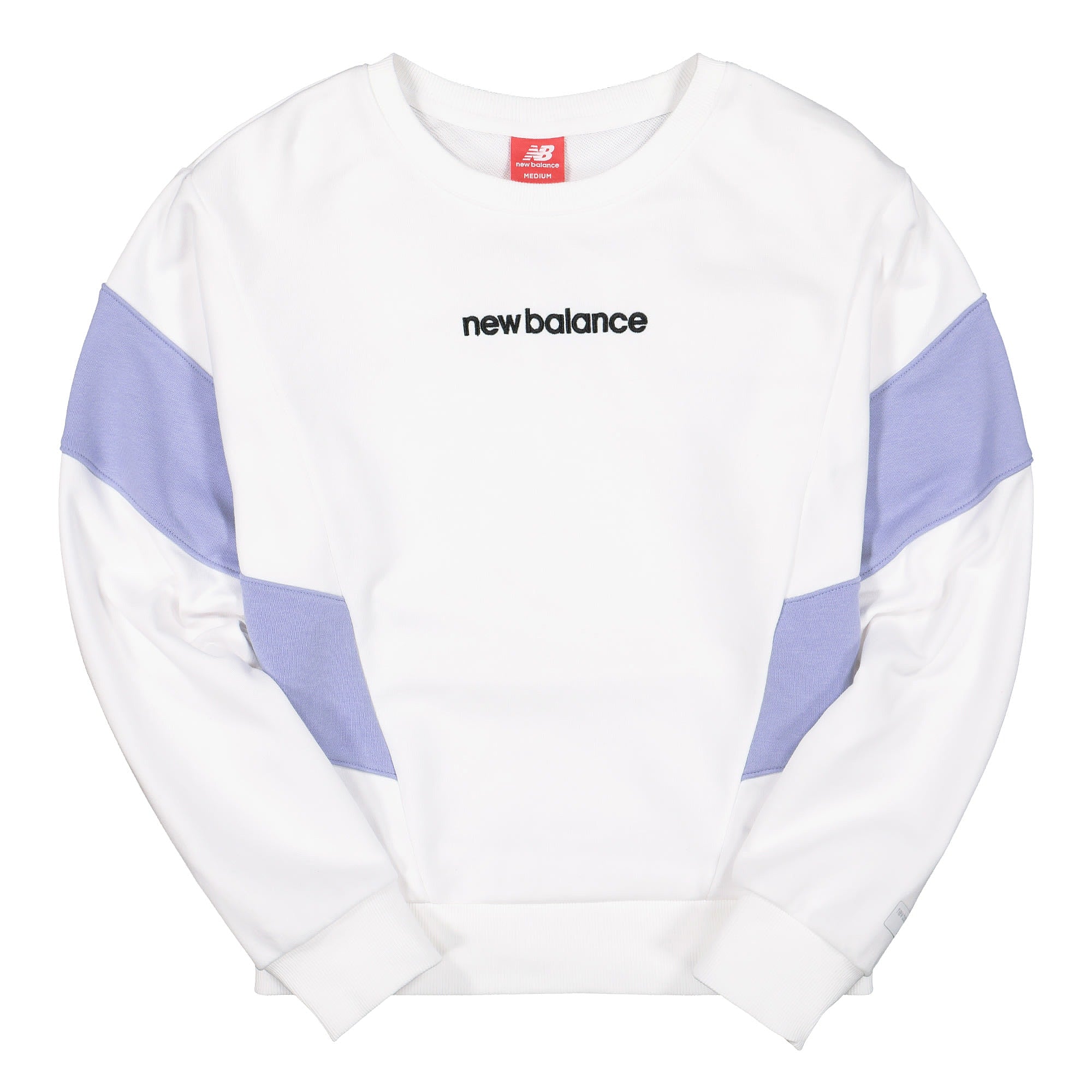 New Balance Athletics Classic LS Fleece Top White Longsleeves WT93502WT / 739410-50-3 | Overkill