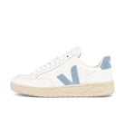 Veja w v-12 leather White-Blue Sneakers XD0202787A | Overkill