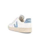 Veja w v-12 leather White-Blue Sneakers  Material | Overkill