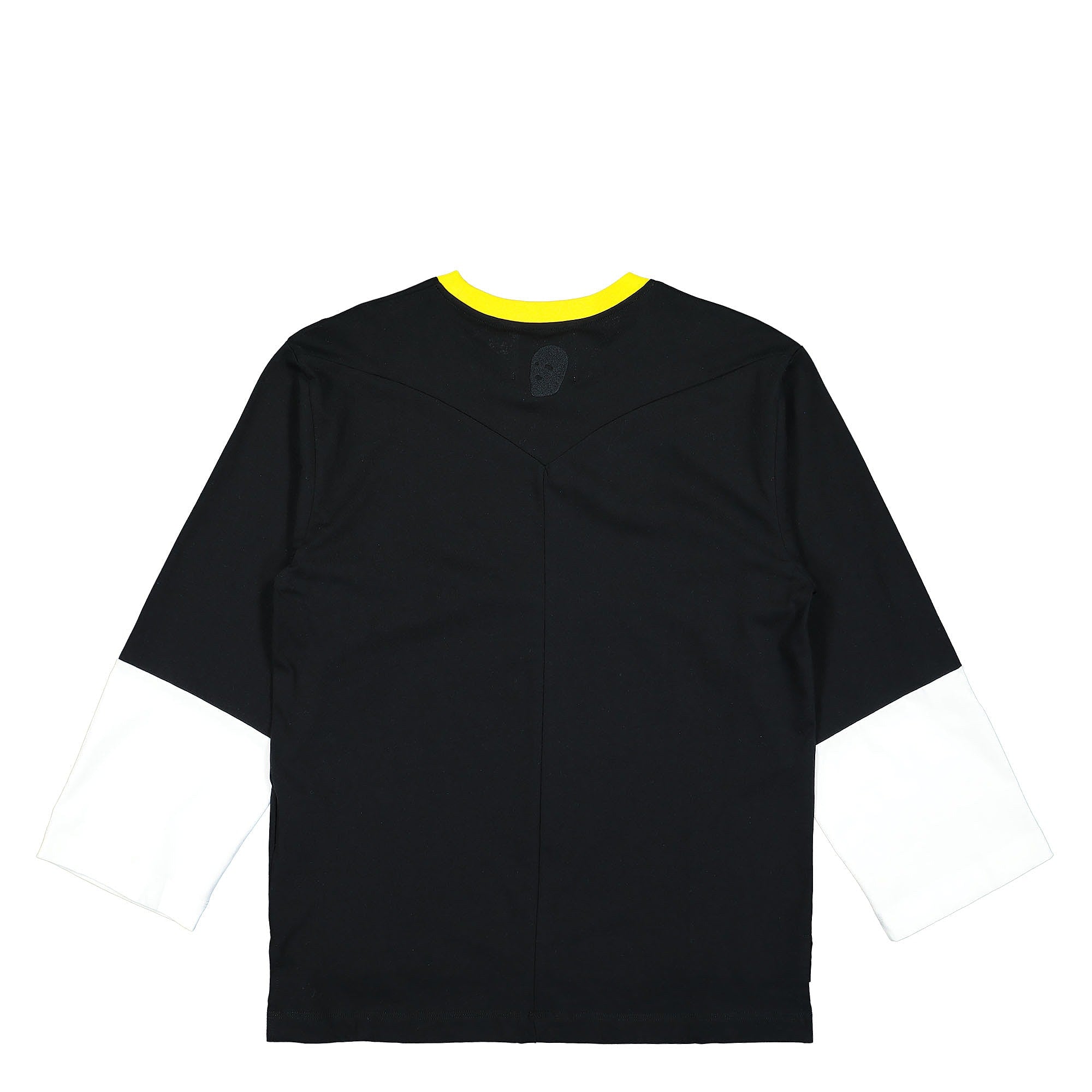 Youths In Balaclava Signature Long Sleeve Tee Black / White T-Shirts Material | Overkill