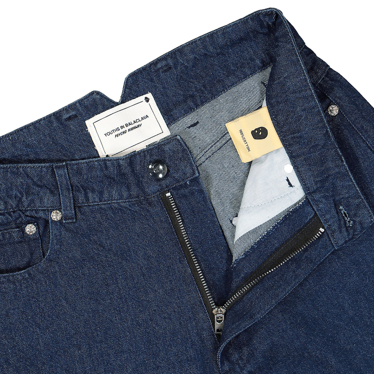 Youths In Balaclava Denim Pants Blue Casual Pants Detailfoto | Overkill
