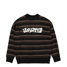 Wasted Paris Mohair Stripes Sweatshirt Brown / Black / Fog White Sweatshirts ZSMU | Overkill