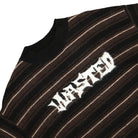 Wasted Paris Mohair Stripes Sweatshirt Brown / Black / Fog White Sweatshirts Close-up | Overkill
